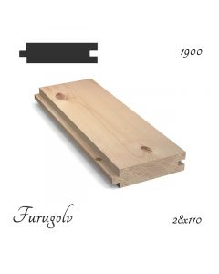 Furugolv 28x110